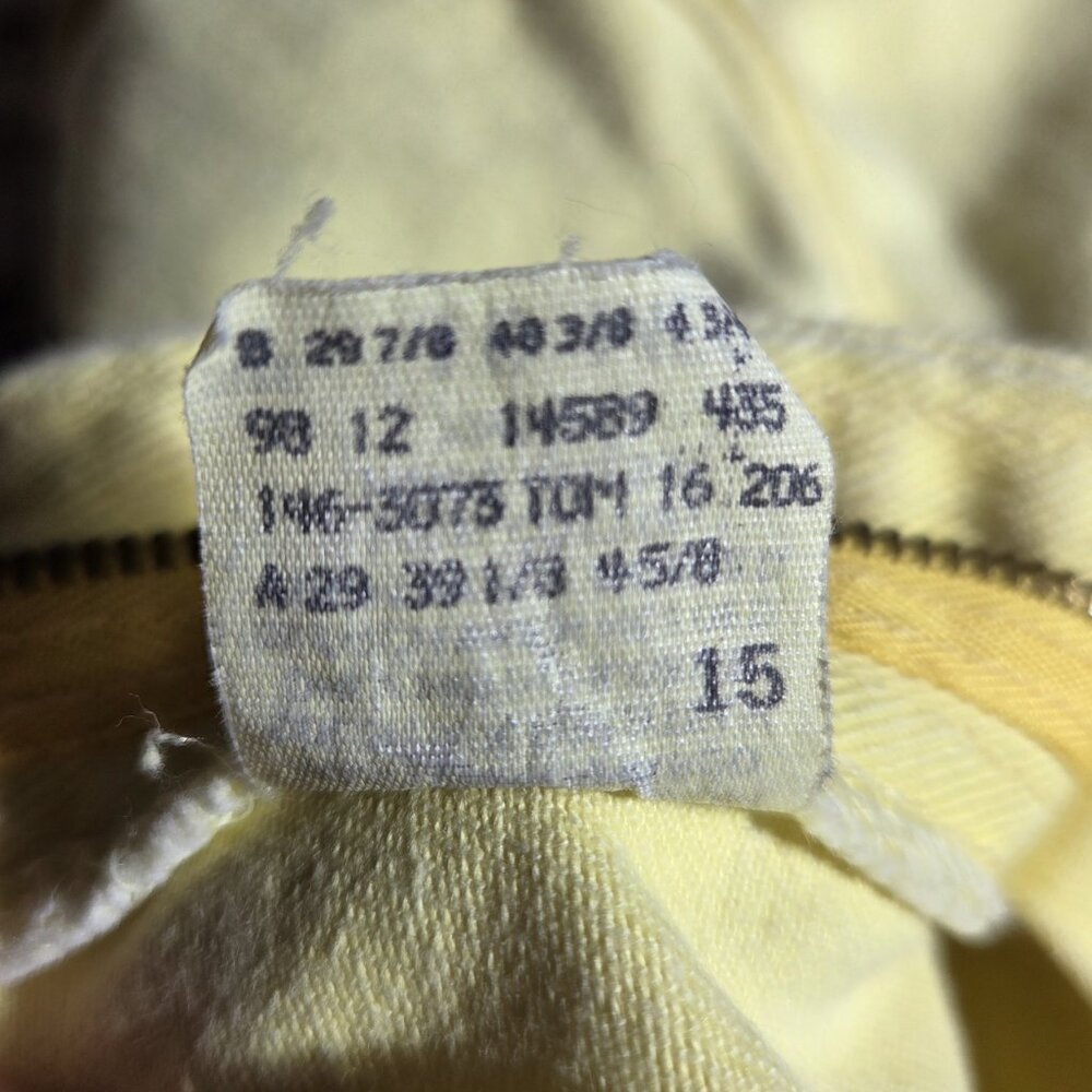 Vintage Riders Yellow Denim High Waist Mom Jean Shorts - Picture 8 of 10